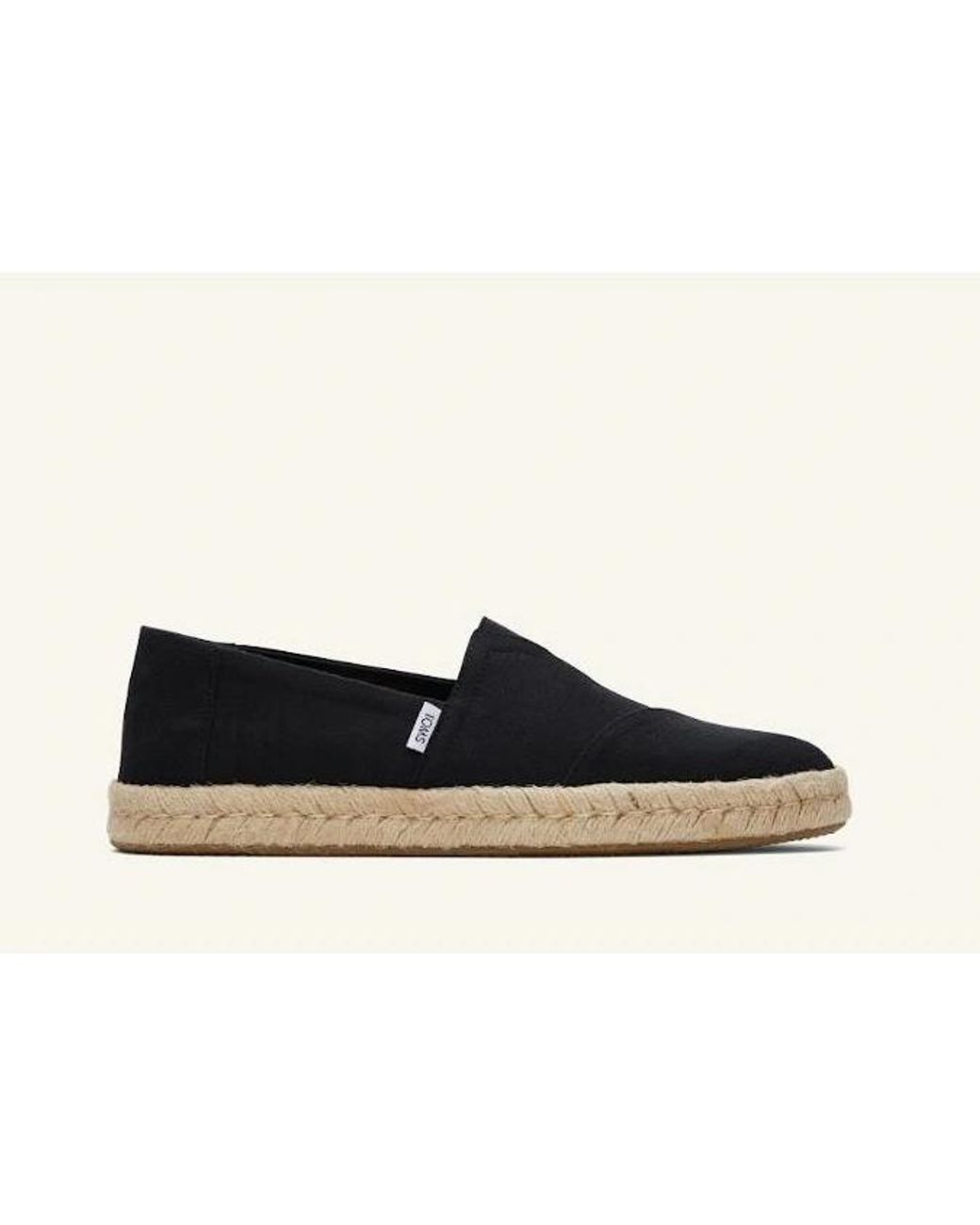 TOMS Black Alpargata Rope 2.0 for men
