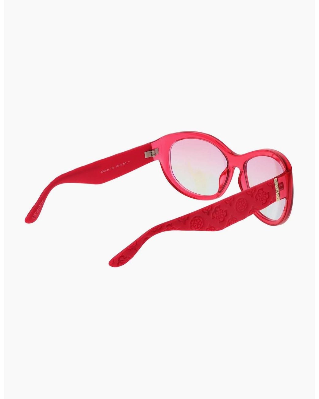 Guess Red Sunglasses Gu00131 72U 60