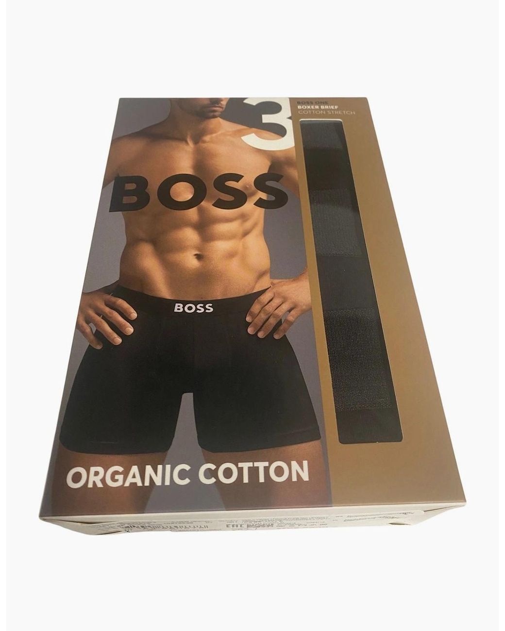 Boss Black 3-Pack Icon Boxer Briefs for men
