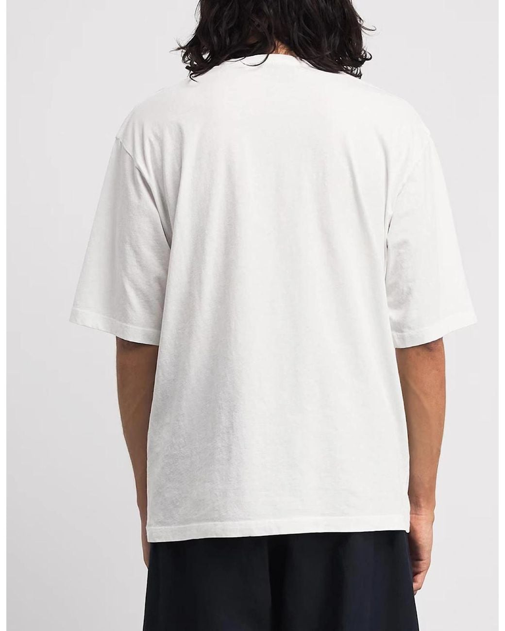 Jacquemus White Crochet Logo T-Shirt for men