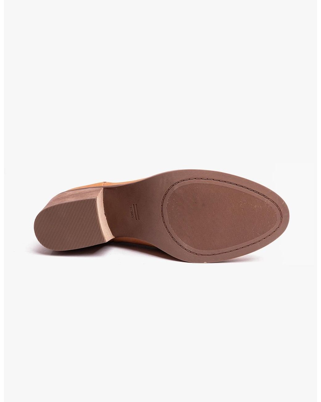 TOMS White Everly Boots Tan