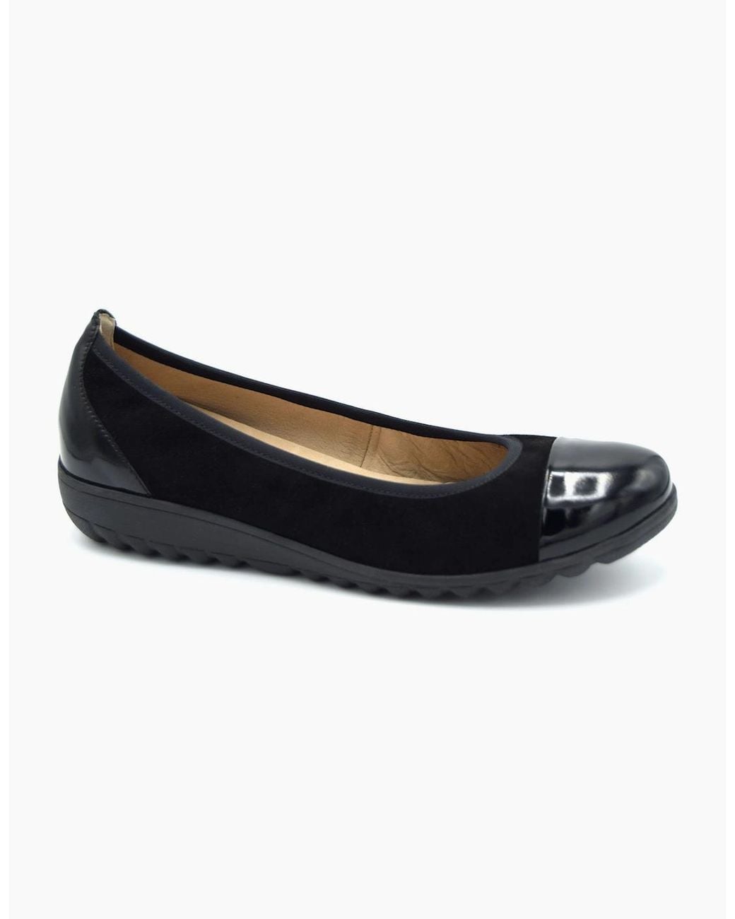 Caprice Black Flora 9-22103-41 Ladies Shoe