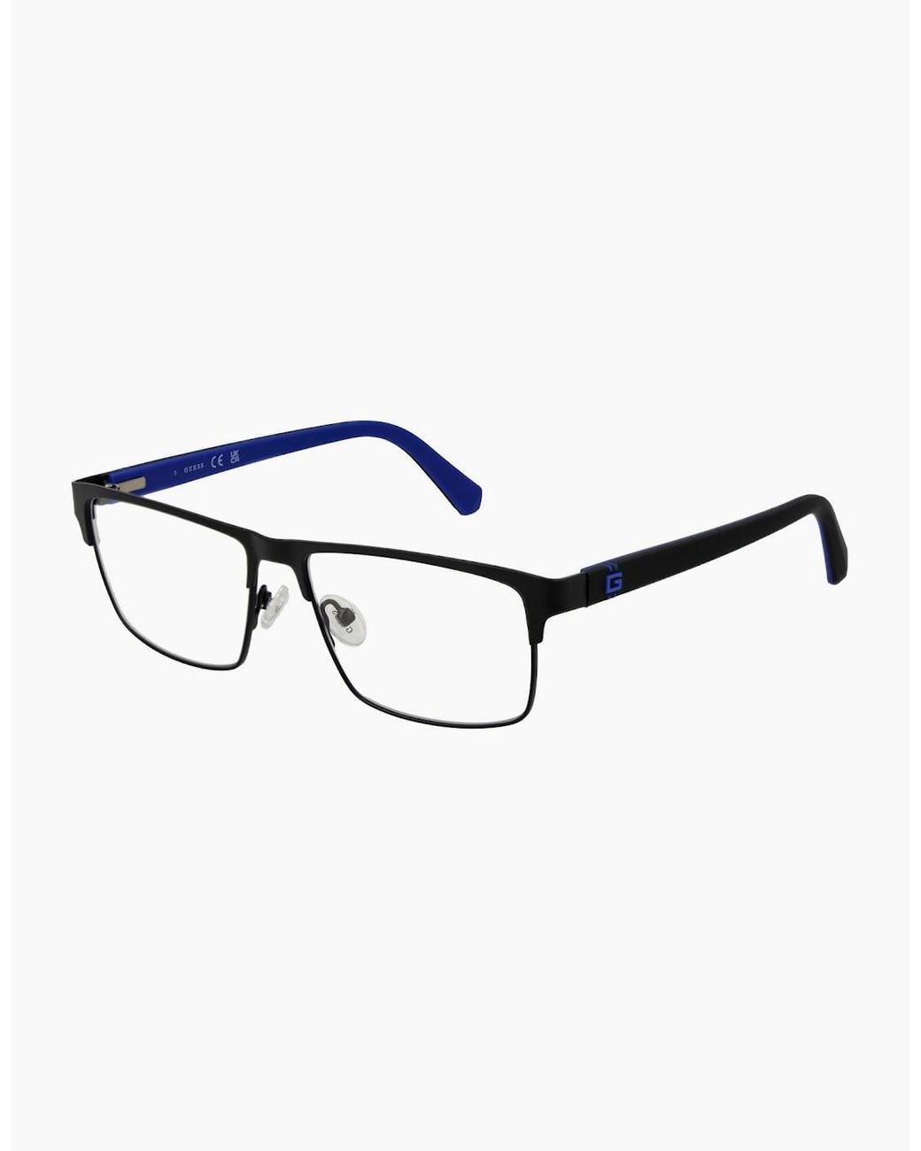 Guess Blue Optical Frame Gu50131 002 55 for men
