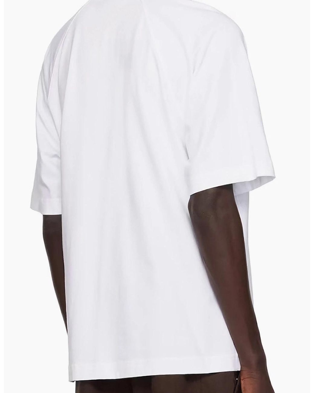Jacquemus White Les Classiques Typo T-Shirt for men