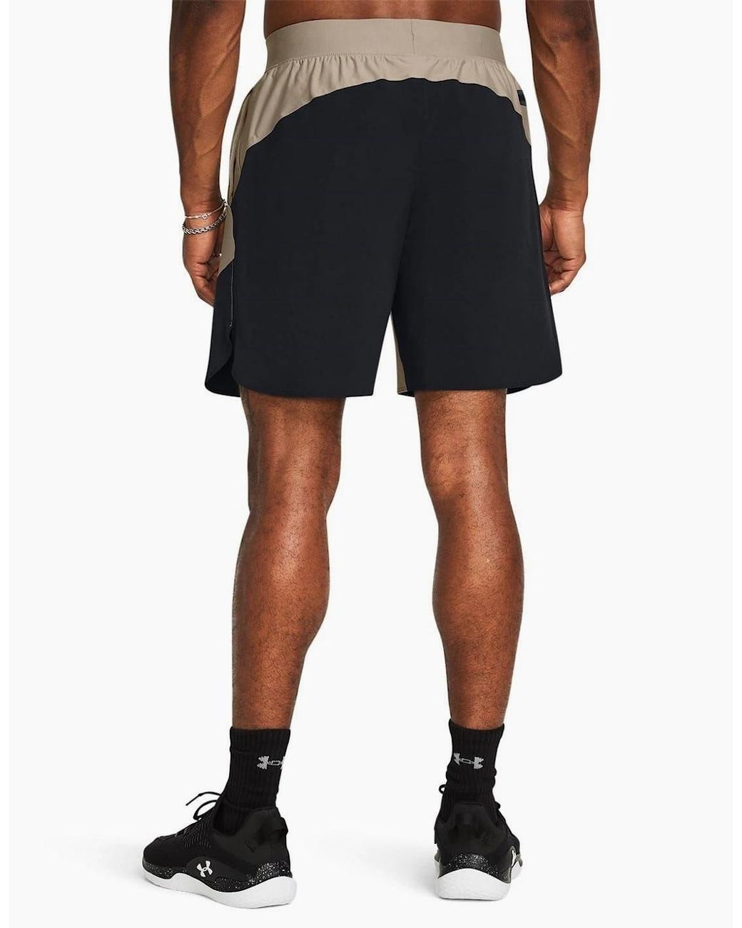 Under Armour Gray Elite Hybrid Bermuda Shorts for men