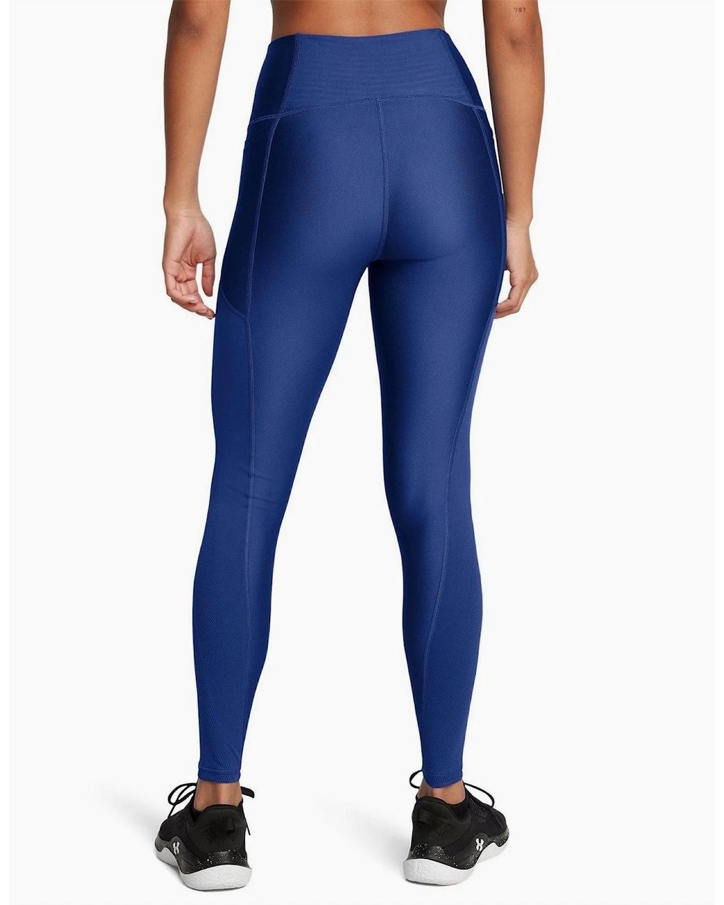 Under Armour Blue Vanish Solid Patterned Leggings
