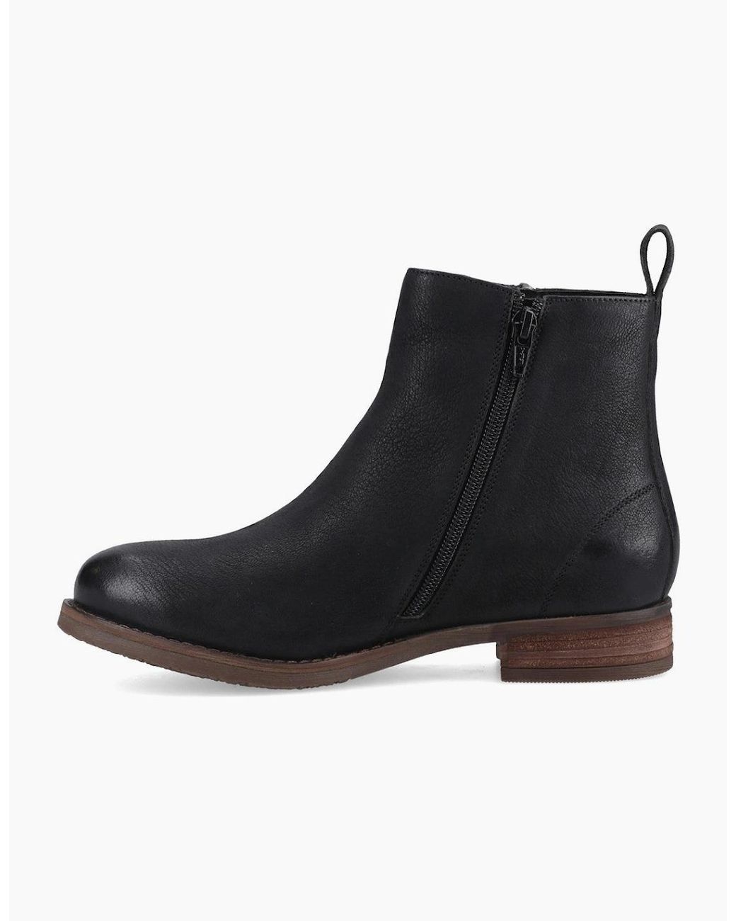 Hush Puppies Black Ethel Boot Ankle Boots