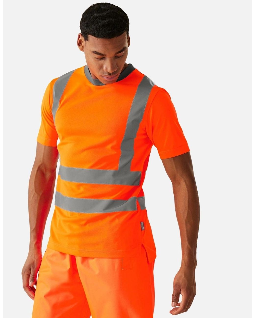Regatta Orange Professional Hi-Vis Safety T-Shirt for men