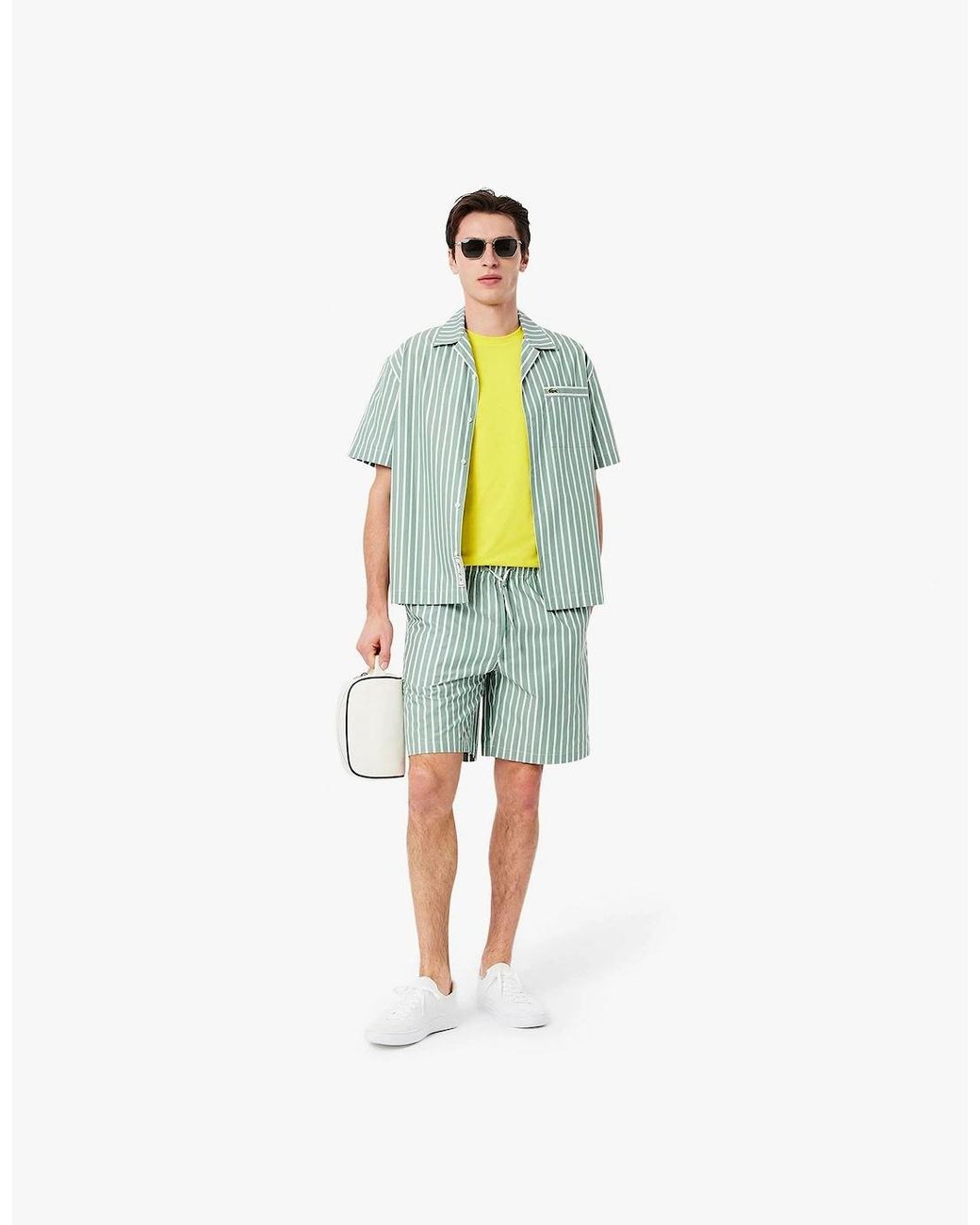 Lacoste Yellow Pima T Shirt for men
