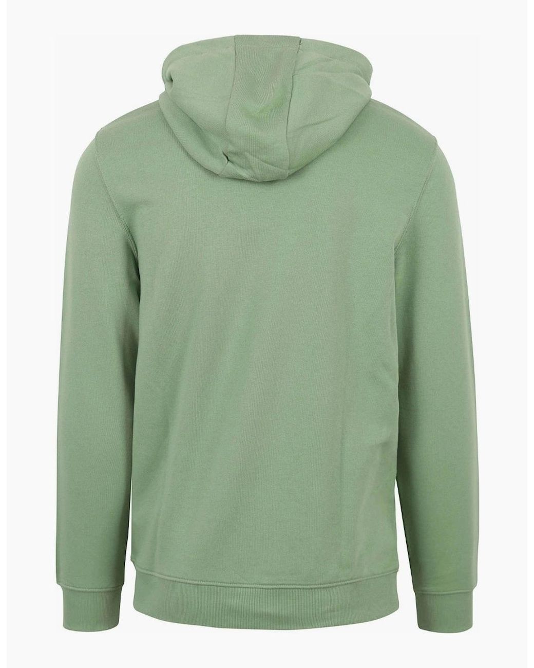 Lyle & Scott Green Lyle & Scott Branded Glencoe Pull-Over Hoodie for men