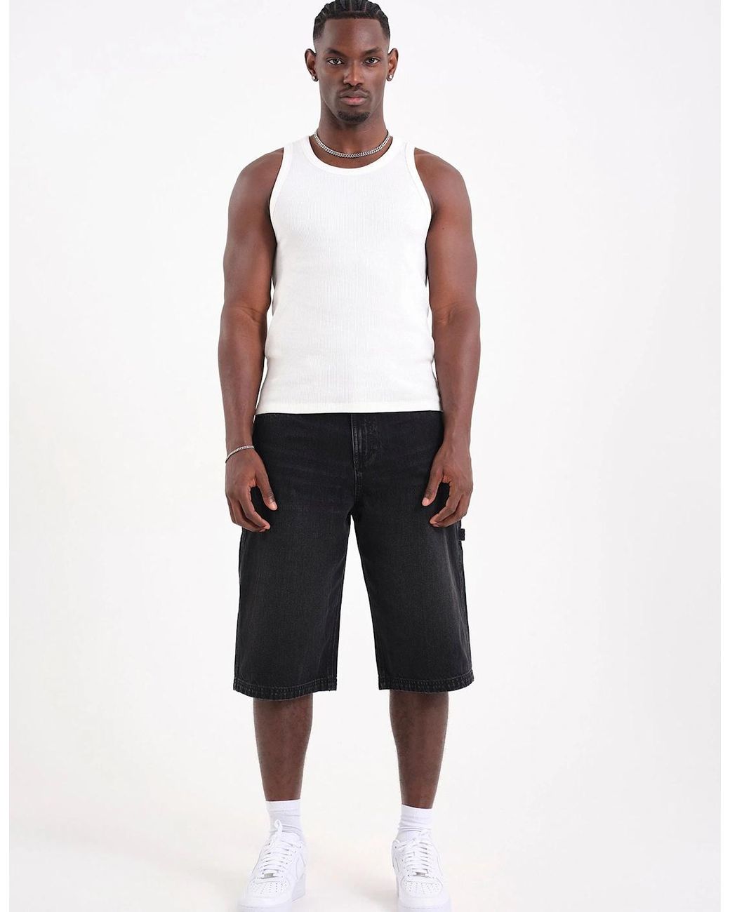 AVX Black Dam Denim Short for men