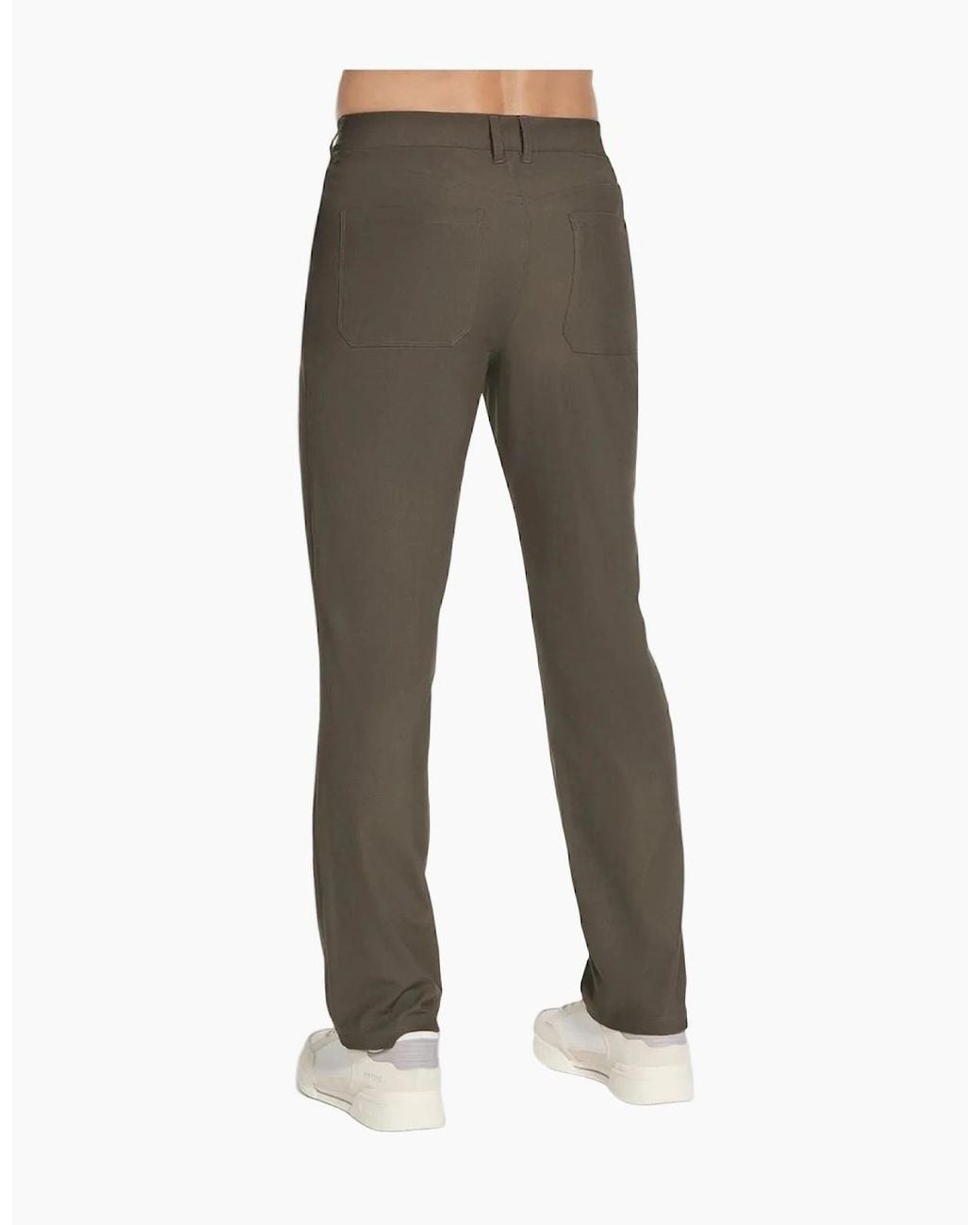 Skechers Gray Premium 5 Pocket Pant Polyester Chino Pants for men