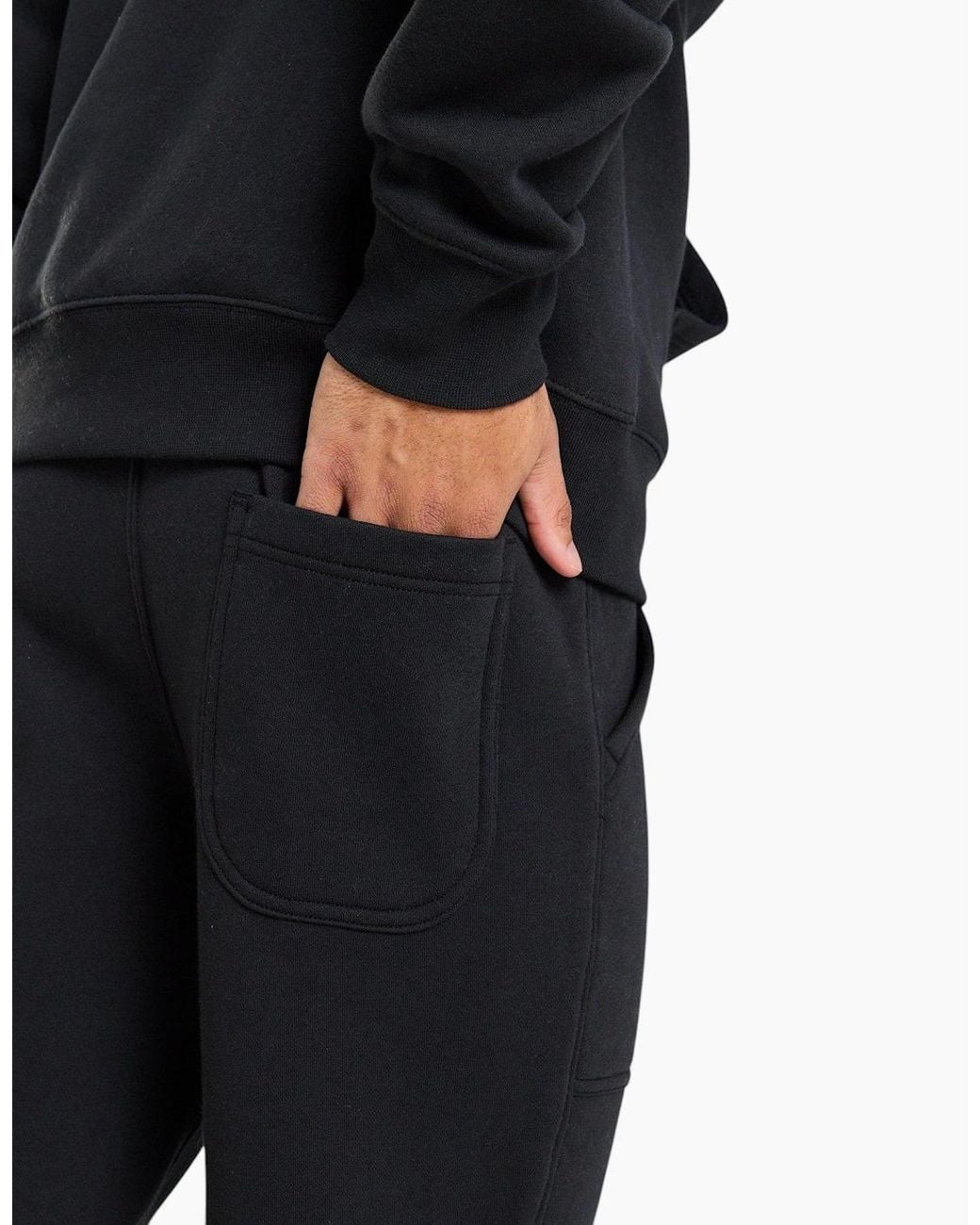 Nike Black Street Tracksuit Fleece Overhead Hoodie Jogger Sportswear for men