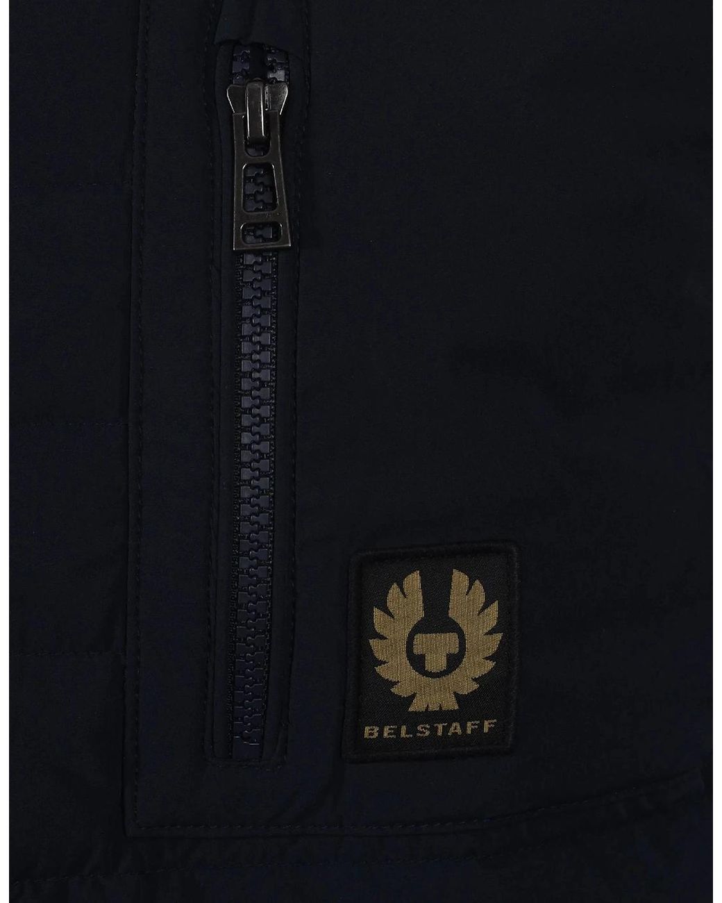 Belstaff Blue Chassis Gilet Dark Ink for men