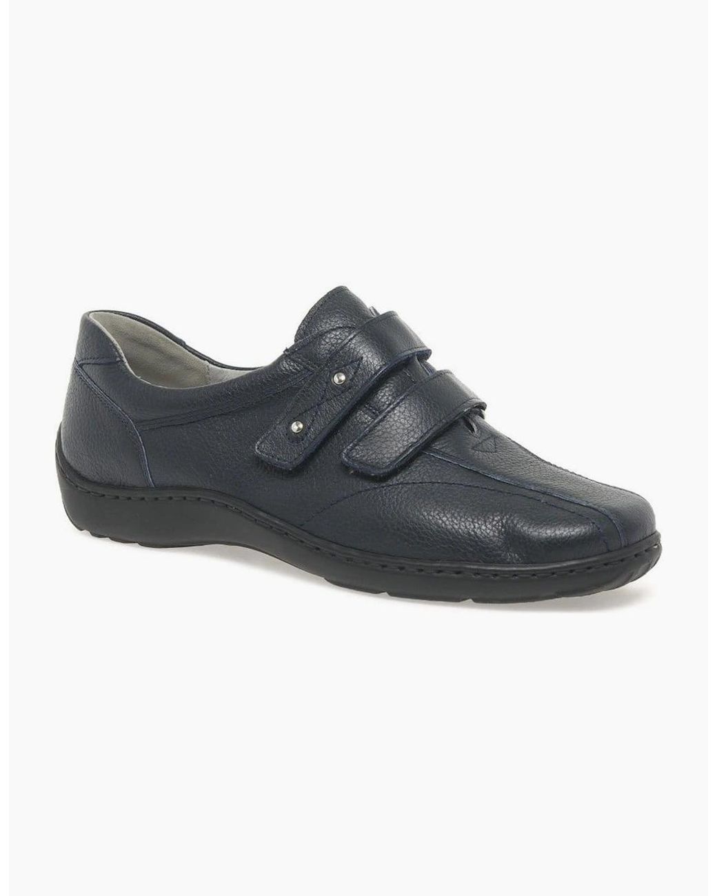 Waldläufer Black Stone Rip Tape Fastening Shoes