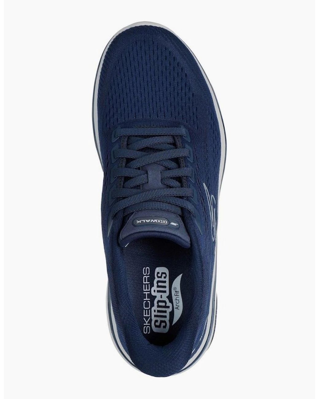 Skechers Go Walk Blue Go Walk Arch Fit 2.0 Percy Trainers for men