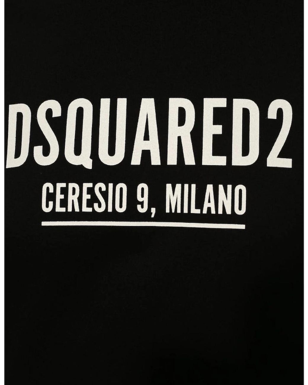 DSquared² Black Ceresio 9 Milano Logo T-Shirt