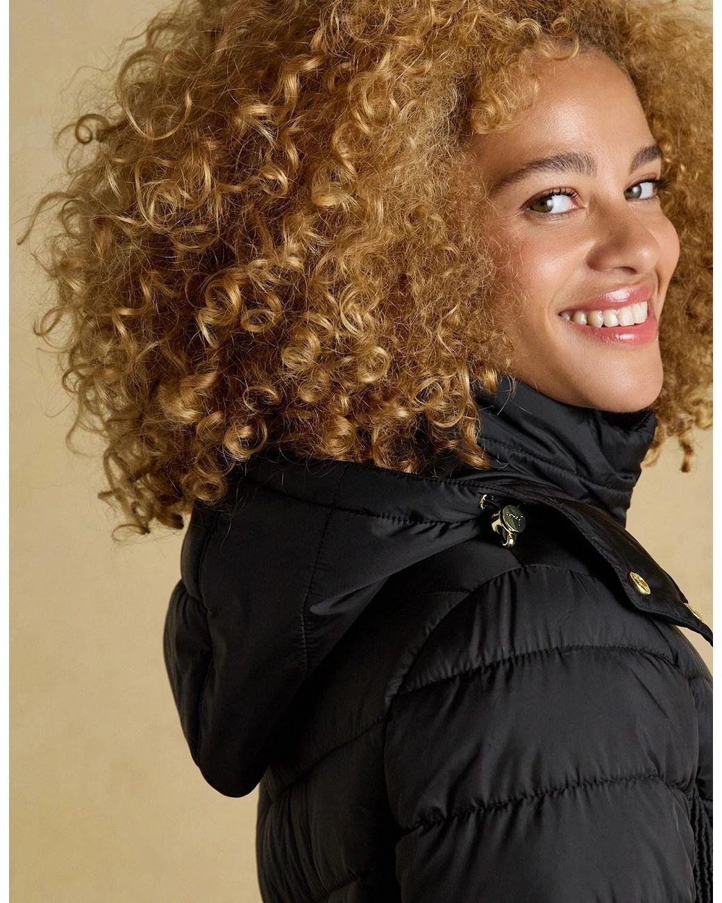 Joules Blue Pembury Coat Longline Jackets