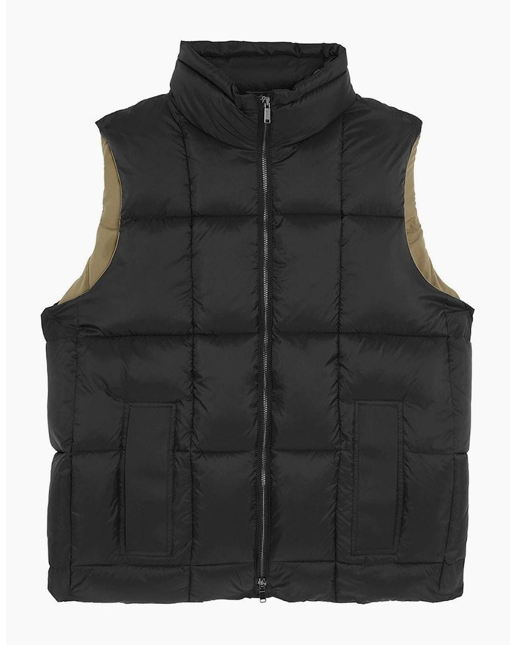 Lyle & Scott Black Cocoon Gilet for men