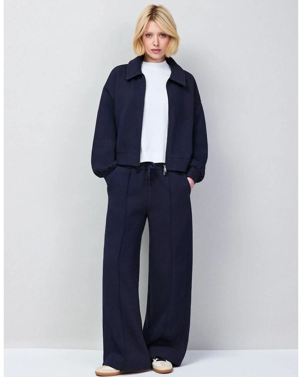 Ro&zo Blue Wide Leg Sweatpants