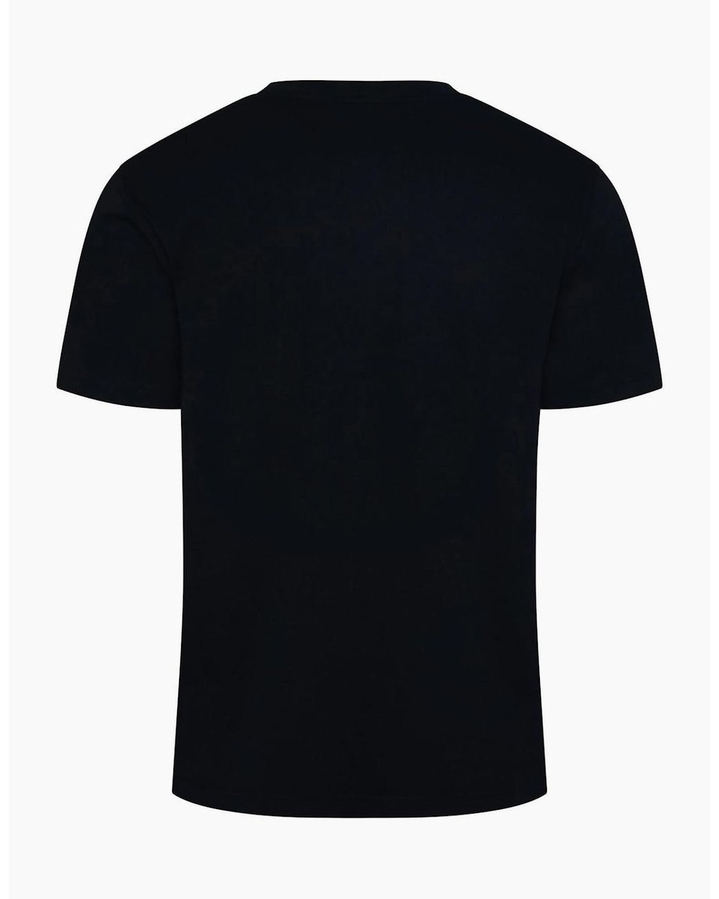Gant Black Printed Logo Crew Neck Short Sleeve Jersey T-Shirt for men