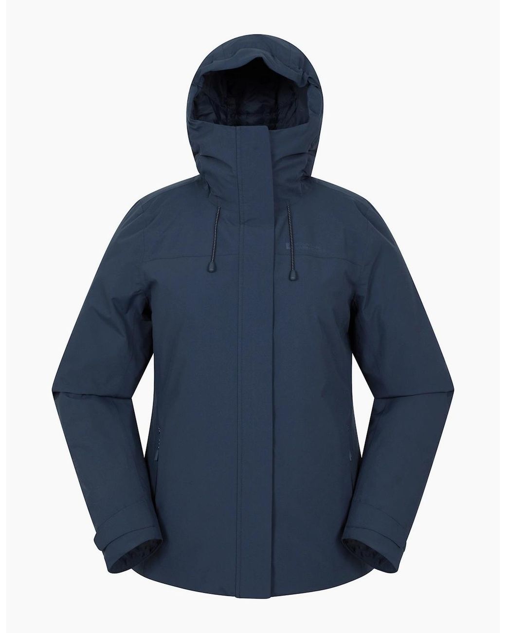 Mountain Warehouse Blue Ladies Mallory Short Waterproof Padded Jacket