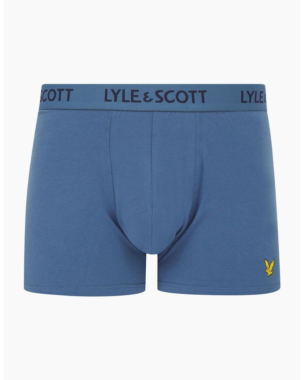 Lyle & Scott Blue 3-Pack Barclay Boxer Briefs, Combination for men