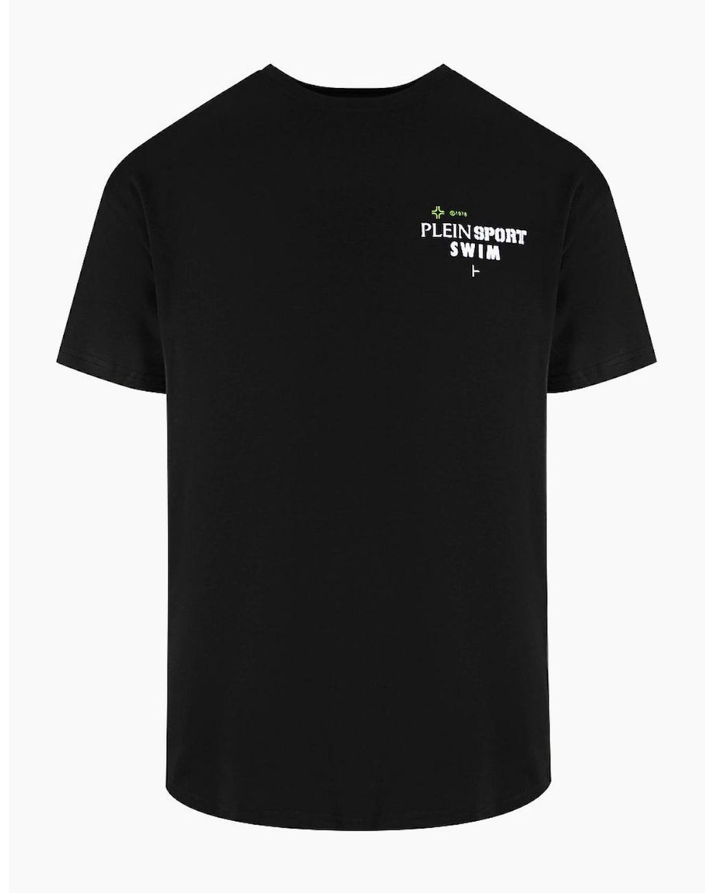 Philipp Plein Black Plein Sport Geo Logo Stretch T-Shirt