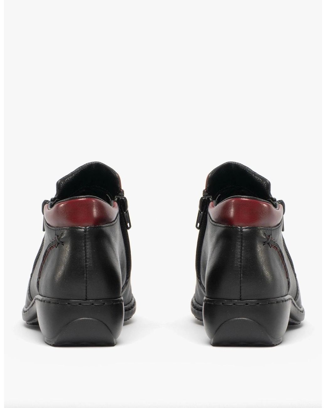 Rieker Black L3882-00 Leather Boots