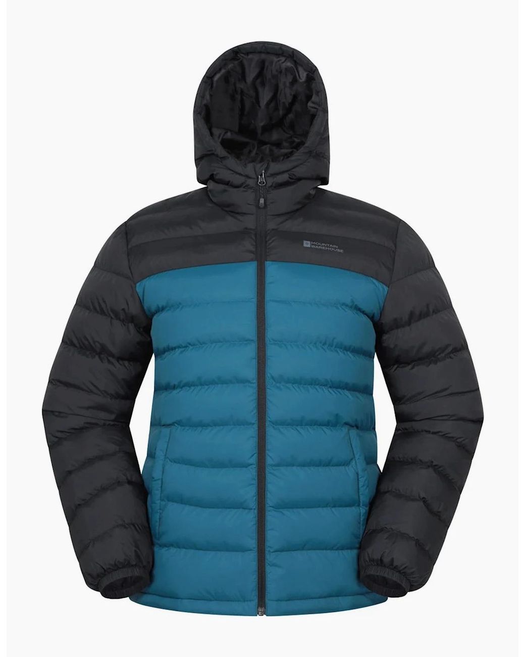 Mountain Warehouse Blue Seasons Ii Camo Padded Jacket for men