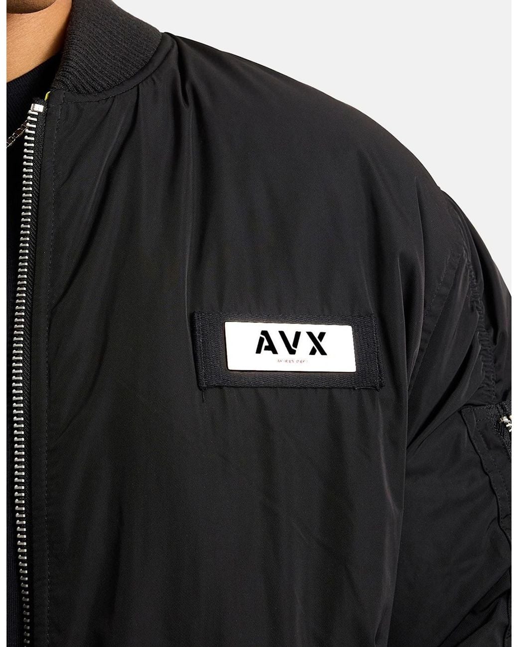 AVX Black Apex Ma1 Bomber Jacket for men