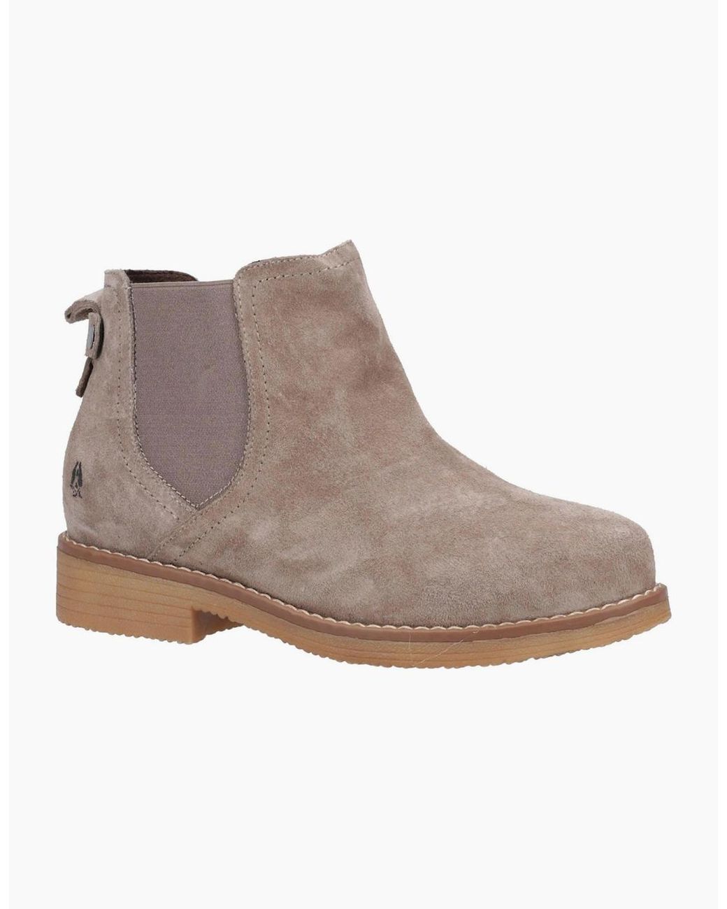 Hush Puppies Brown Maddy Suede Memory Foam Ankle Boots