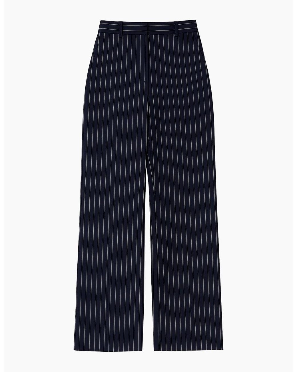 Ro&zo Blue Pinstripe Tailored Trousers