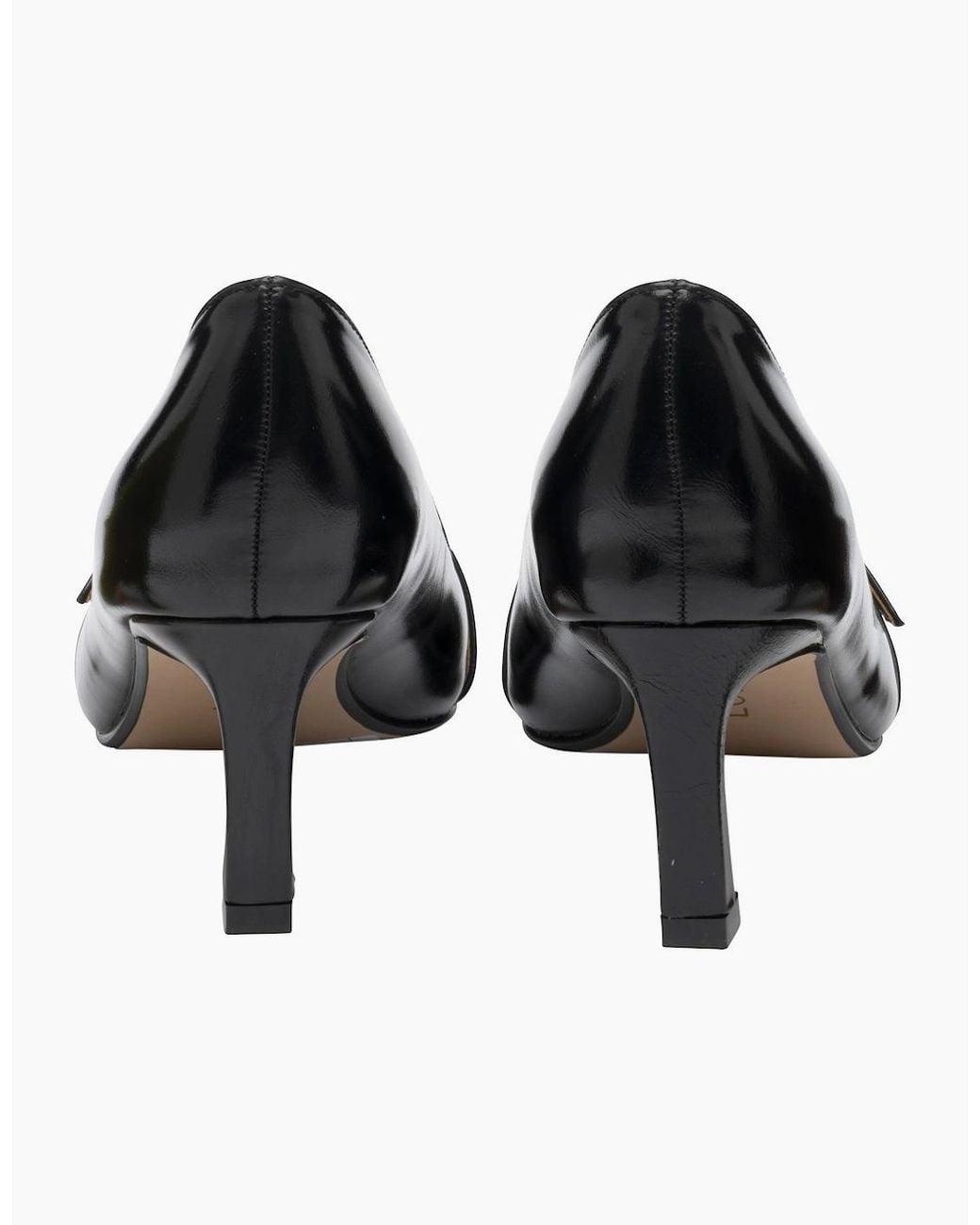 Lotus Black Annalise Court Shoes