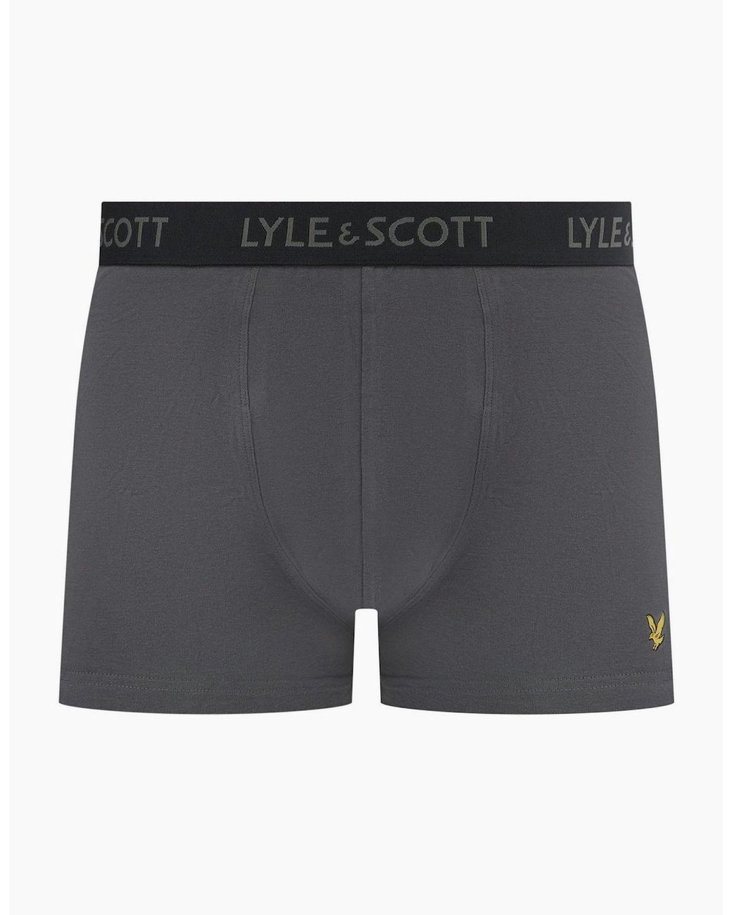 Lyle & Scott Green Barclay Plain Design Boxer Briefs for men