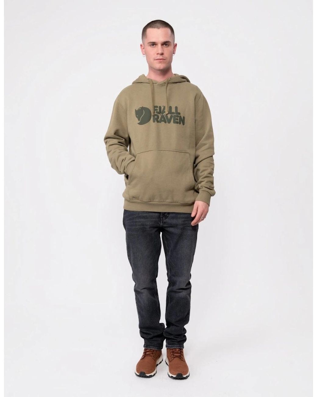 Fjallraven Natural Logo Hoodie for men