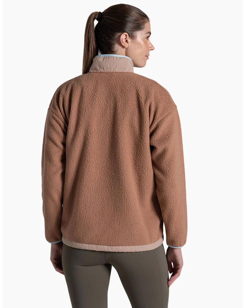 Craghoppers Brown Ladies Grange Half Zip Fleece Jacket