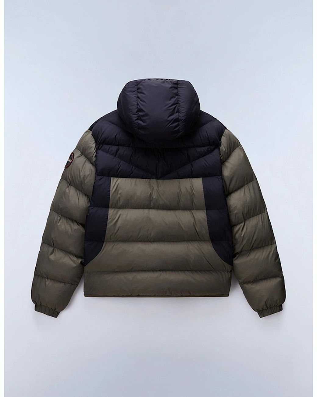 Napapijri Black Molveno Hooded Puffer Jacket
