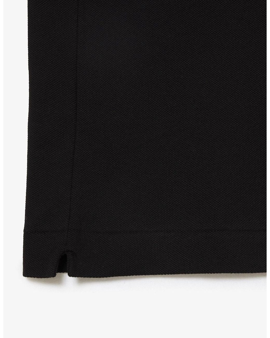 Lacoste Black Classic Short Sleeved Polo Shirt for men
