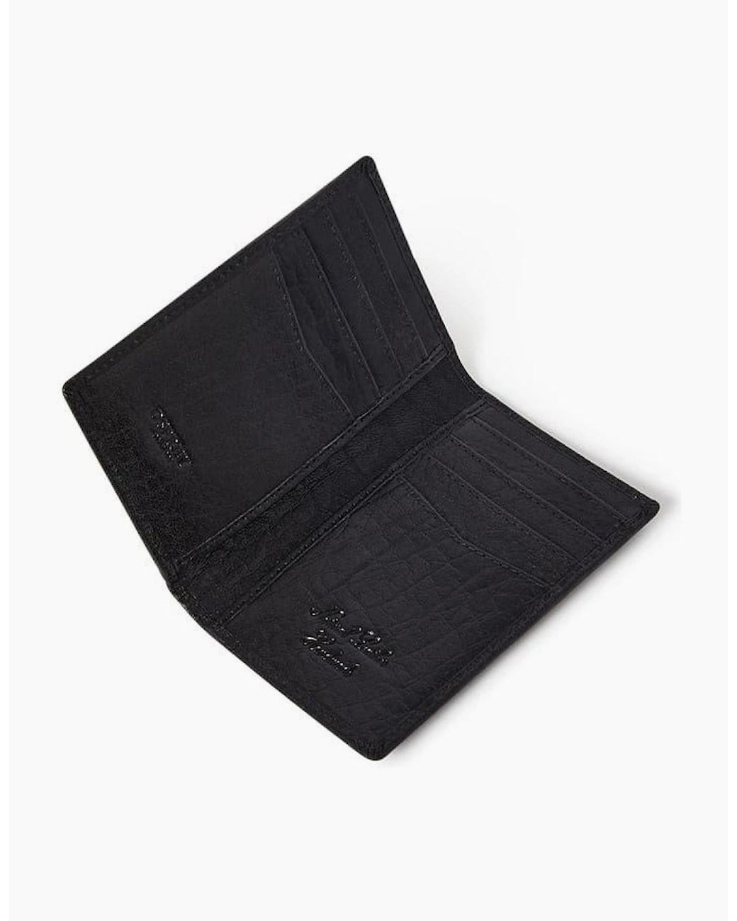 Osprey Black Highland Micro Leather Dress Wallet for men