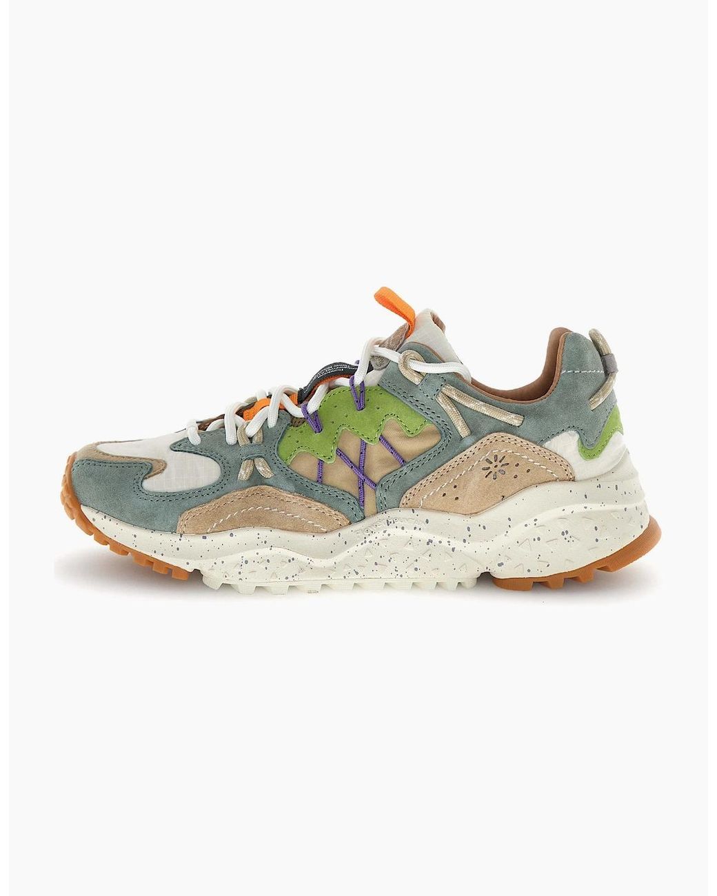 Flower Mountain Green Yamabushi Trainers for men