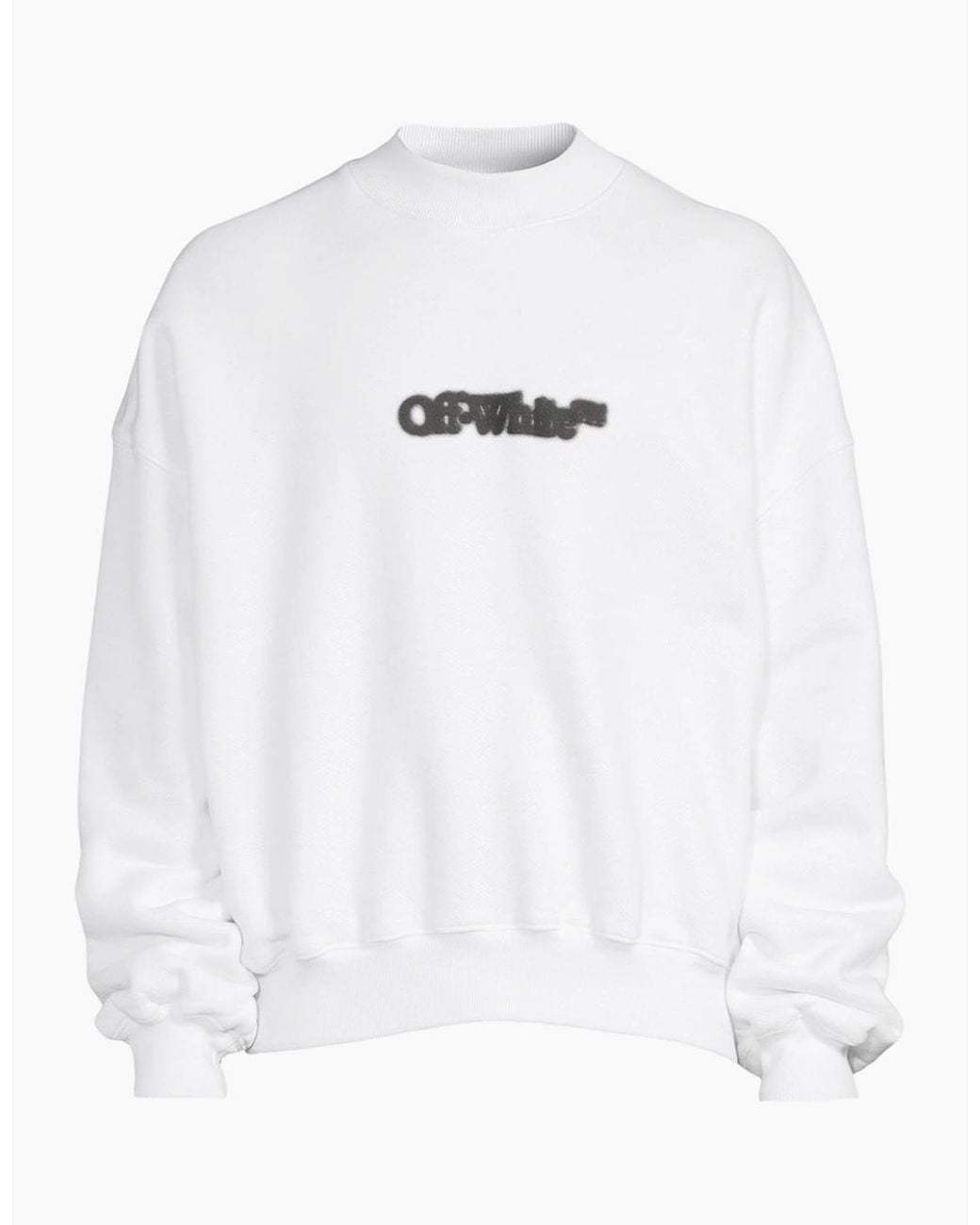 Off-White c/o Virgil Abloh White Blurr Book Over Oversized Sweatshirt for men