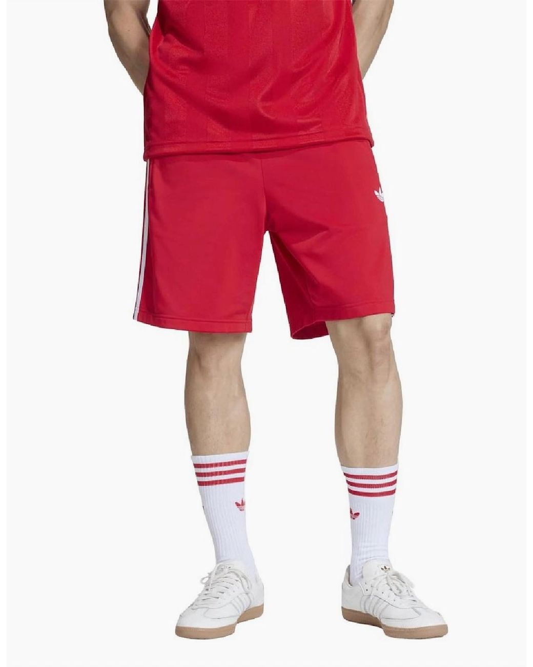 Adidas Originals Red Firebird Shorts for men