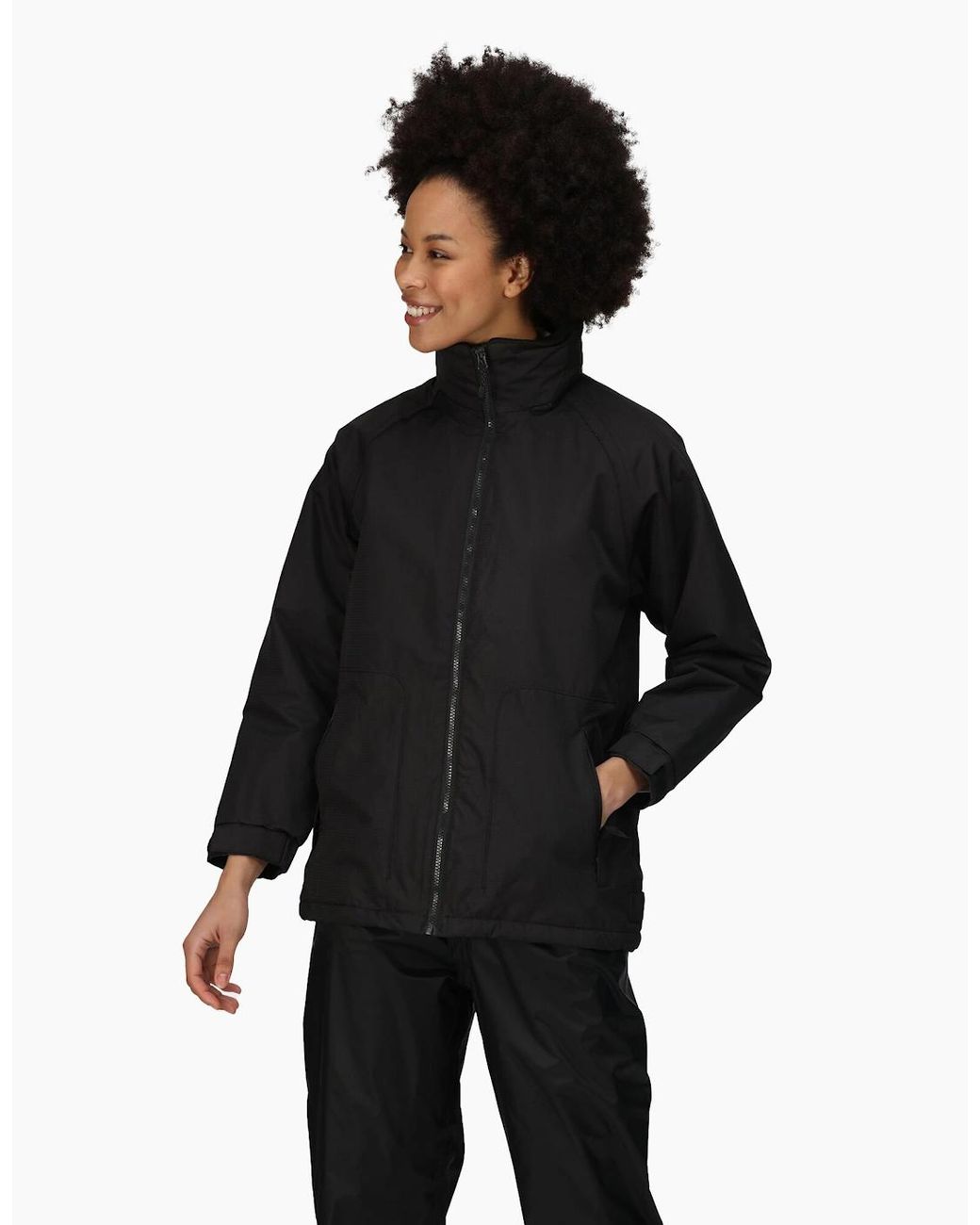Regatta Black Ladies/ Waterproof Windproof Jacket