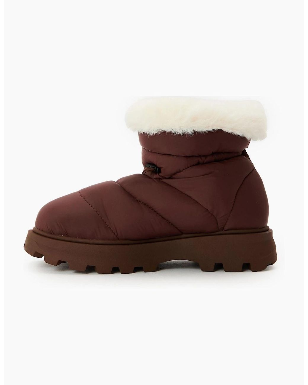 Steve Madden Brown Frostee Snug Boots With Toggle Closure