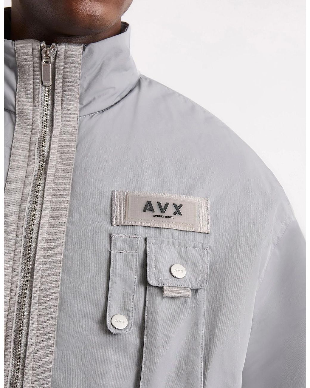 AVX Gray Callo Flight Jacket for men