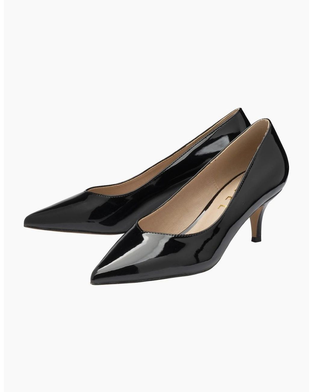 Ravel Black Darley Court Shoes