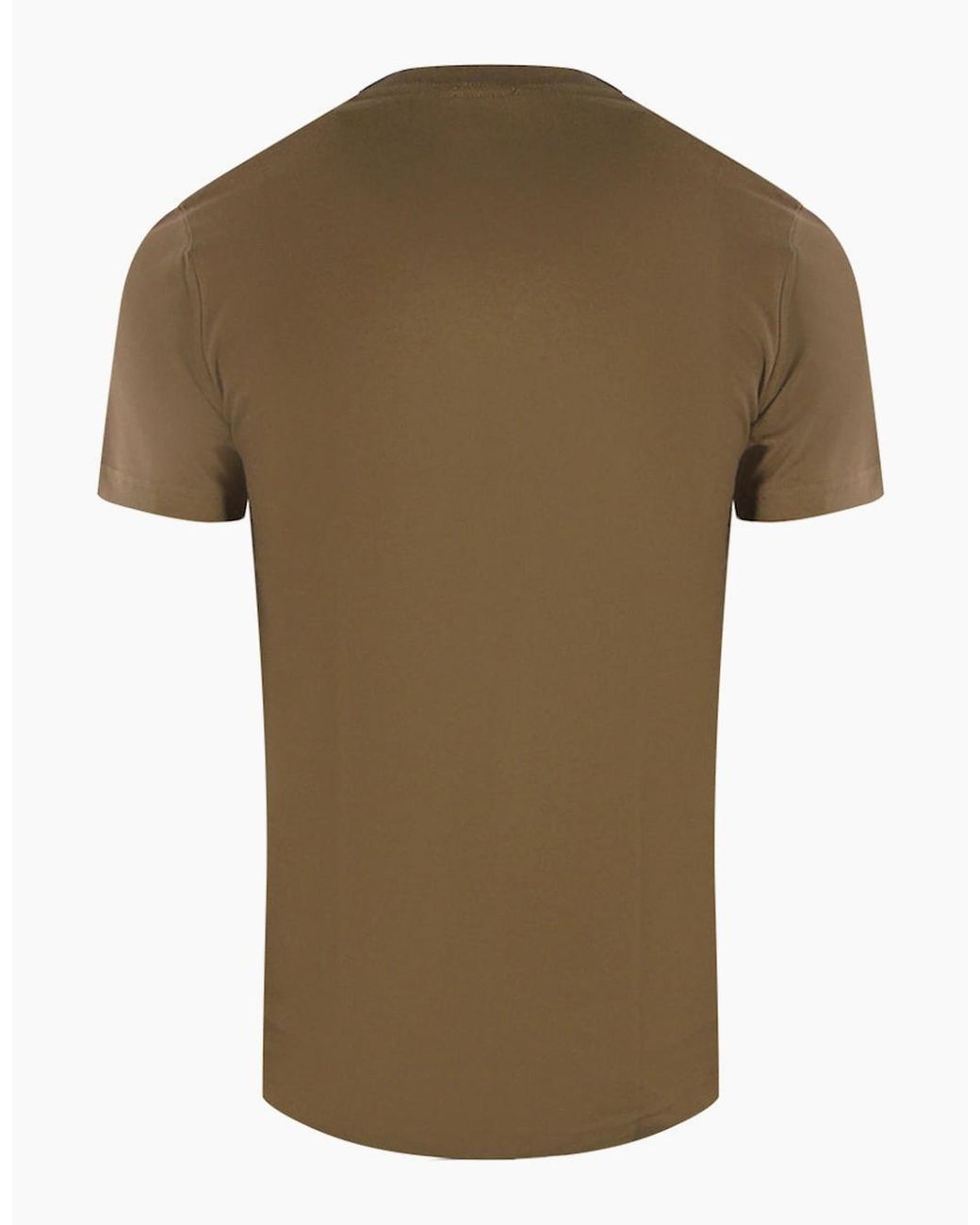 DIESEL Green Monotone Logo T-Shirt for men