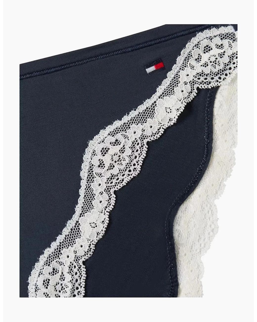Tommy Hilfiger Blue Th Micro Lace Brief, Dark Night