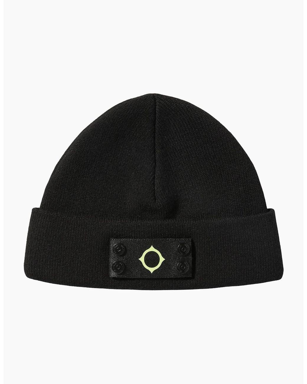 Ma Strum Black Badge Jet Beanie for men